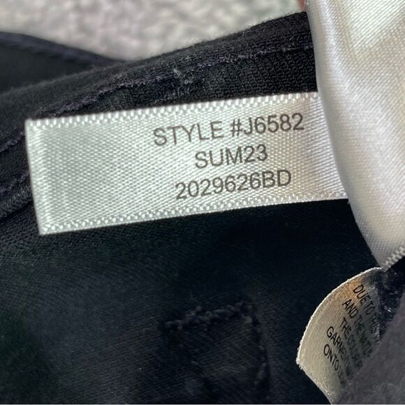 J. Crew Factory Jeans Women's 27 Black Skinny High Denim Preppy - Picture 7 of 12